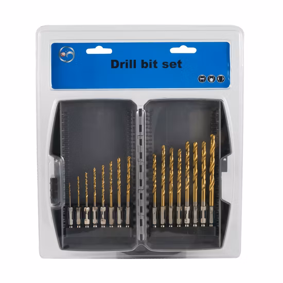 Hex Shank HSS Twist Drill Bit Titanium Coated