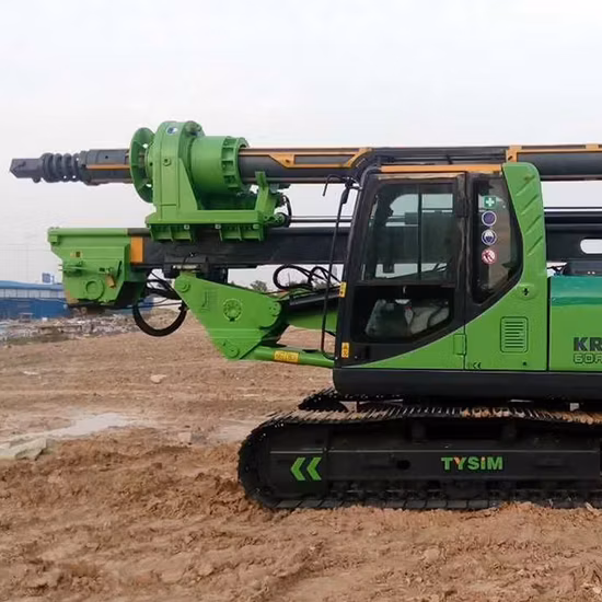 Tysim Kr60A Hydraulic Rotary Bore Mini Piling Rig Driving Machine