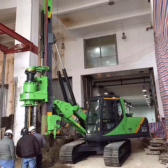 Tysim Kr60A Hydraulic Rotary Bore Mini Piling Rig Driving Machine